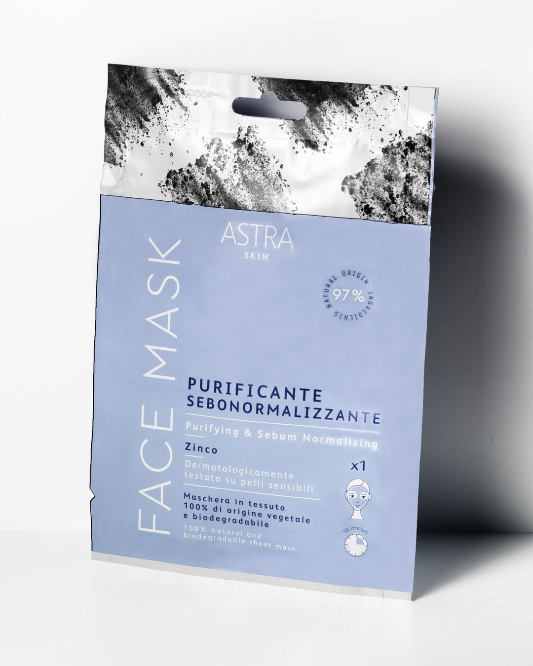 FACE MASK PURIFICANTE SEBONORMALIZZANTE - Maschera Viso in Tessuto