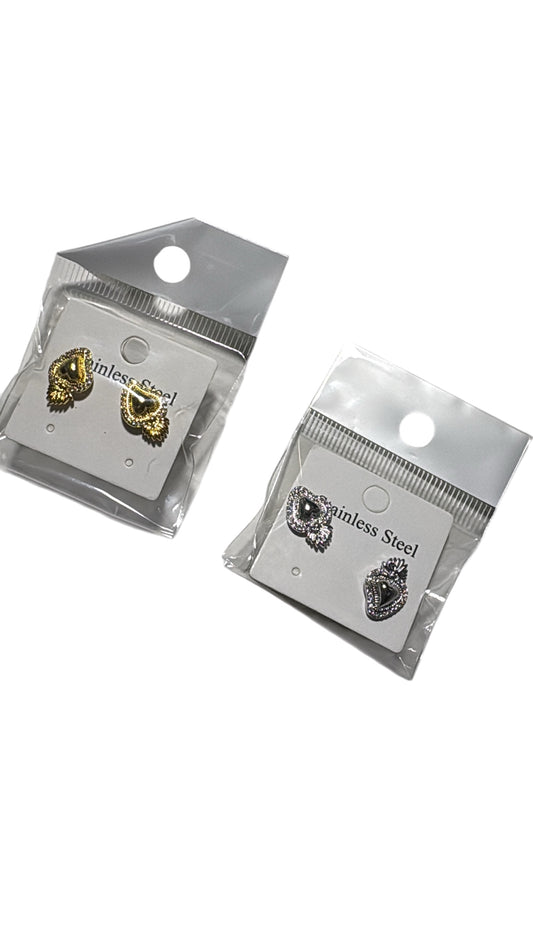 Orecchini Cuore Sacro